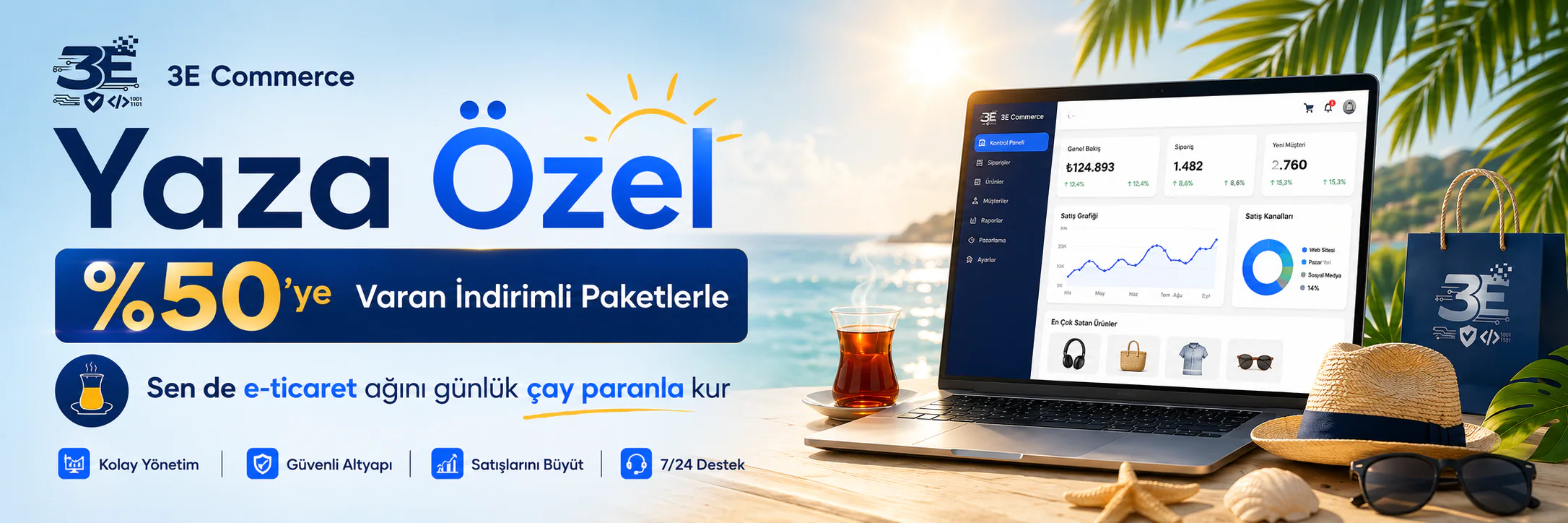 3E Commerce Yaz Kampanyası