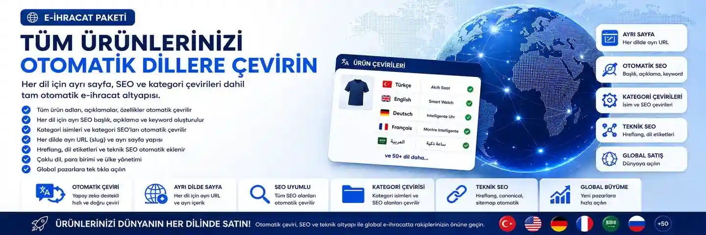 3E Commerce Site Taşıma ve Entegrasyon Altyapısı