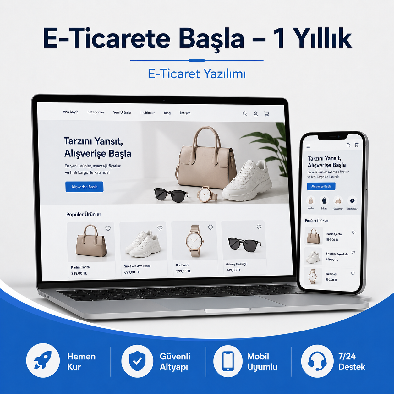 E-Ticarete Başla – 1 Yıllık