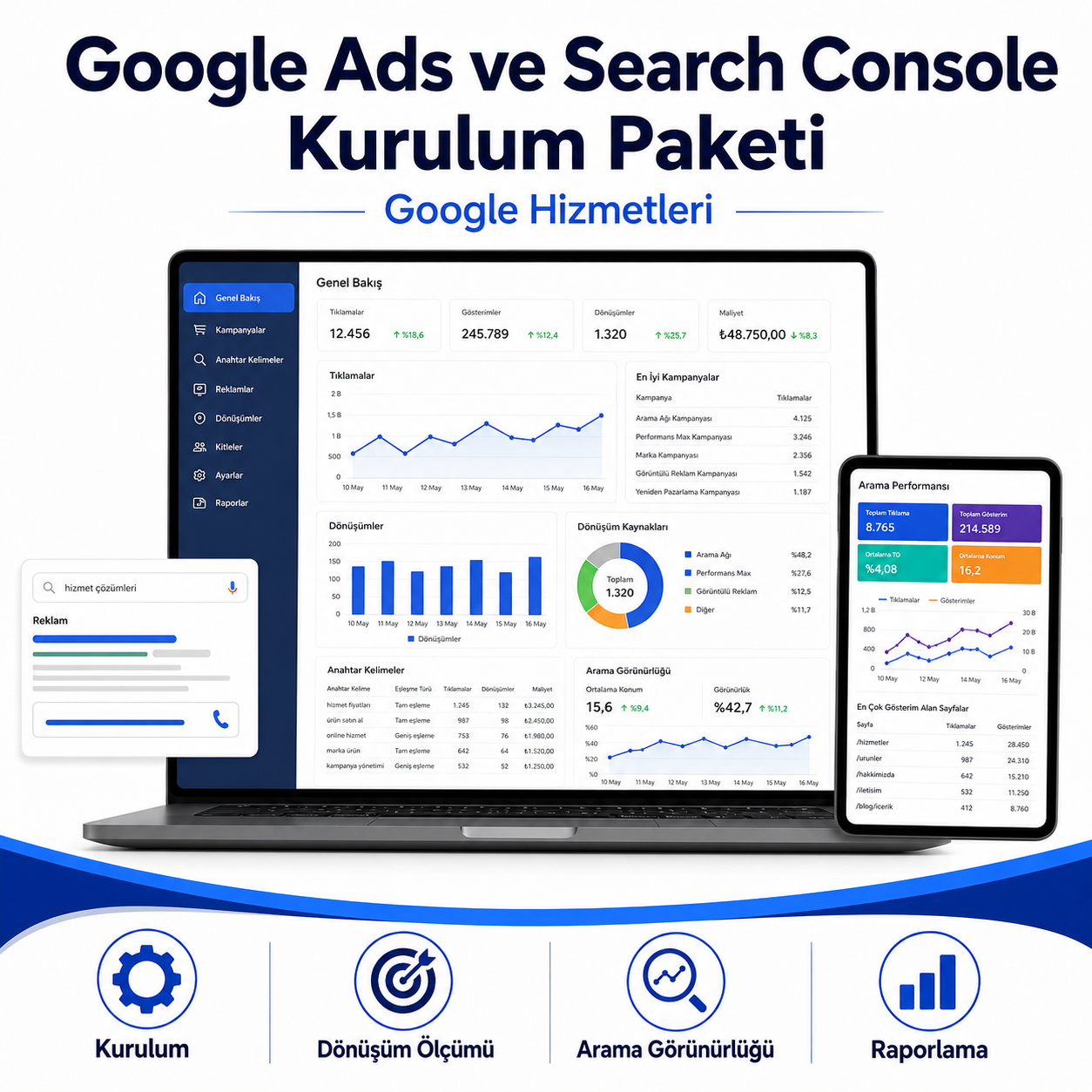 Google Ads ve Search Console Kurulum Paketi